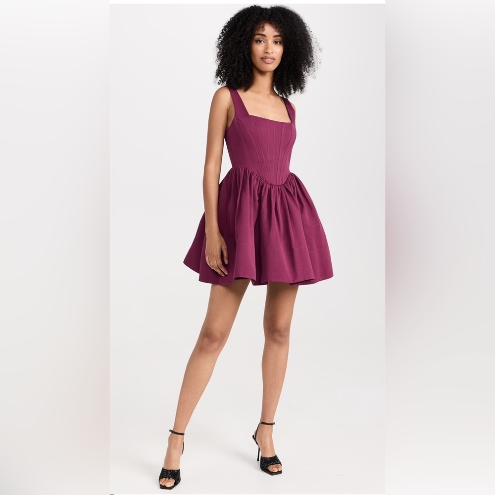 NWT STAUD Landscape Dress‎ In Syrah, Size 10